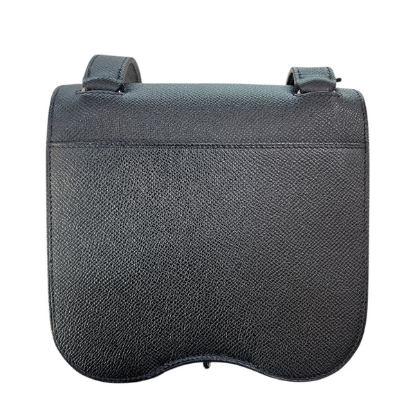 エルメス HERMES デッラカヴァッレリア ミニ U刻印 ブラック シルバー金具 エプソン レディース ショルダーバッグ