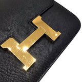 エルメス HERMES コンスタンス3ミニ B刻印 ブラック エプソン　GD金具 レディース ショルダーバッグ