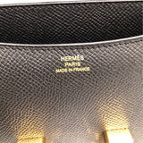 エルメス HERMES コンスタンス3ミニ B刻印 ブラック エプソン　GD金具 レディース ショルダーバッグ