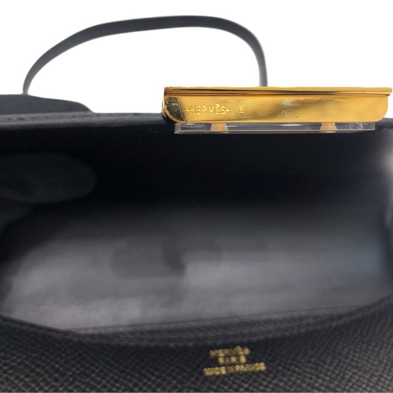 エルメス HERMES コンスタンス3ミニ B刻印 ブラック エプソン　GD金具 レディース ショルダーバッグ
