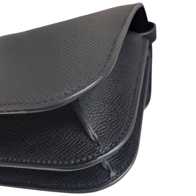 エルメス HERMES コンスタンス3ミニ B刻印 ブラック エプソン　GD金具 レディース ショルダーバッグ