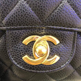 シャネル CHANEL マトラッセ25 A01112 ブラック キャビアスキン レディース ショルダーバッグ