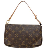 ルイ・ヴィトン LOUIS VUITTON ポシェット・アクセソワール M51980 ブラウン モノグラム ユニセックス ポーチ