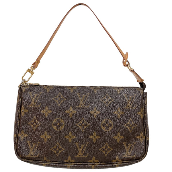 ルイ・ヴィトン LOUIS VUITTON ポシェット・アクセソワール M51980 ブラウン モノグラム ユニセックス ポーチ