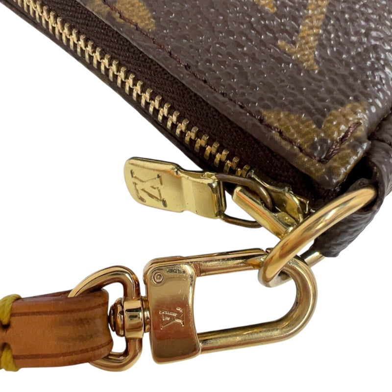 ルイ・ヴィトン LOUIS VUITTON ポシェット・アクセソワール M51980 ブラウン モノグラム ユニセックス ポーチ