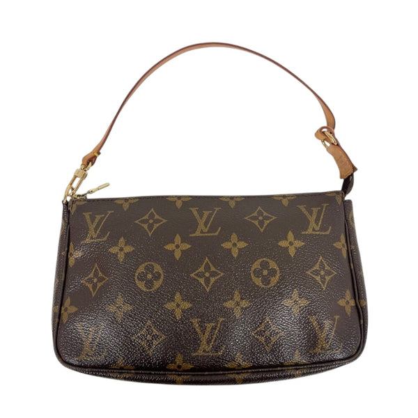 ルイ・ヴィトン LOUIS VUITTON ポシェット・アクセソワール M51980 ブラウン モノグラム ユニセックス ポーチ
