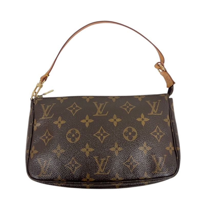 ルイ・ヴィトン LOUIS VUITTON ポシェット・アクセソワール M51980 ブラウン モノグラム ユニセックス ポーチ