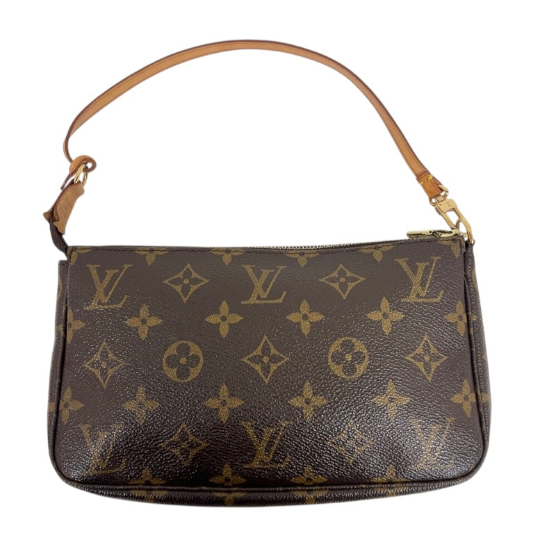 ルイ・ヴィトン LOUIS VUITTON ポシェット・アクセソワール M51980 ブラウン モノグラム ユニセックス ポーチ