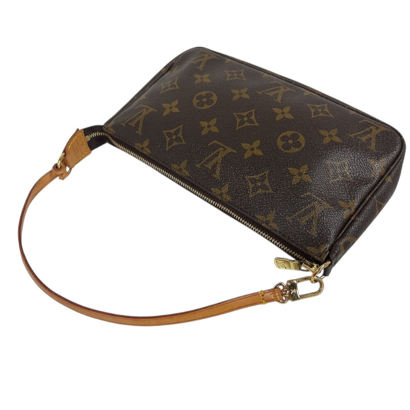 ルイ・ヴィトン LOUIS VUITTON ポシェット・アクセソワール M51980 ブラウン モノグラム ユニセックス ポーチ