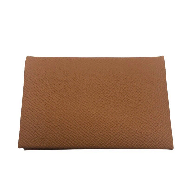 エルメス HERMES カルヴィ W刻 エプソン ユニセックス カードケース