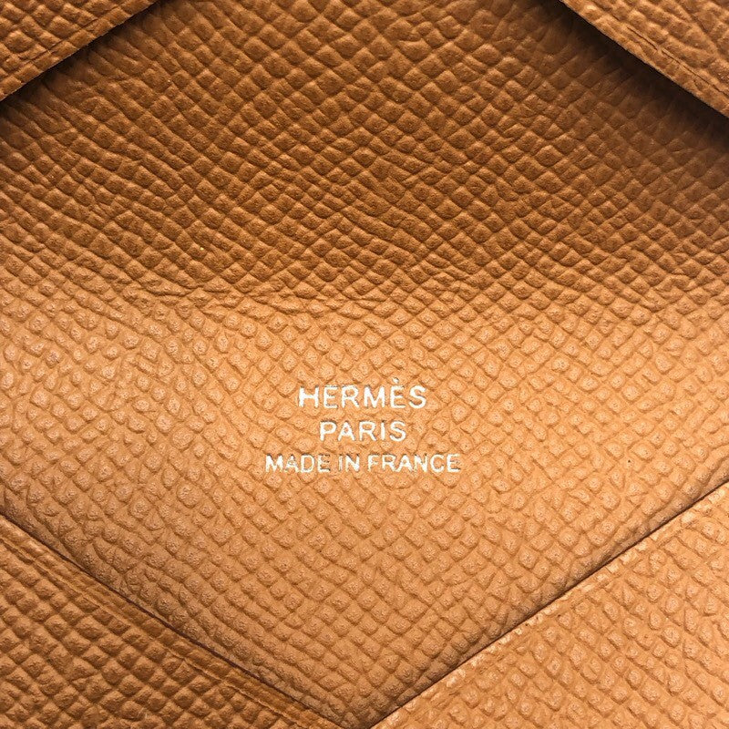 エルメス HERMES カルヴィ W刻 エプソン ユニセックス カードケース