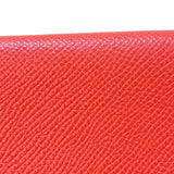エルメス HERMES リミックスID A刻印 (2017年製) ルージュジャイプール/SV金具 エプソン レディース 長財布