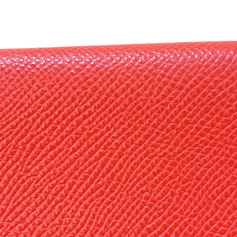 エルメス HERMES リミックスID A刻印 (2017年製) ルージュジャイプール/SV金具 エプソン レディース 長財布