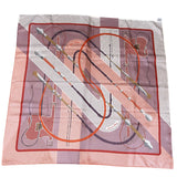 エルメス HERMES カレ90　Clic Clac シルク ユニセックス スカーフ