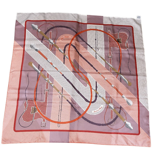 エルメス HERMES カレ90　Clic Clac シルク ユニセックス スカーフ
