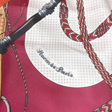 エルメス HERMES カレ90　Clic Clac シルク ユニセックス スカーフ