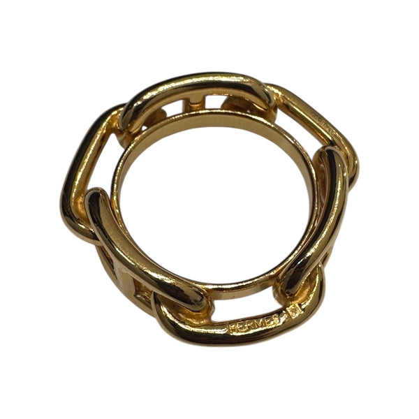 エルメス HERMES ルガデ　スカーフリング ゴールド メタル アクセサリー