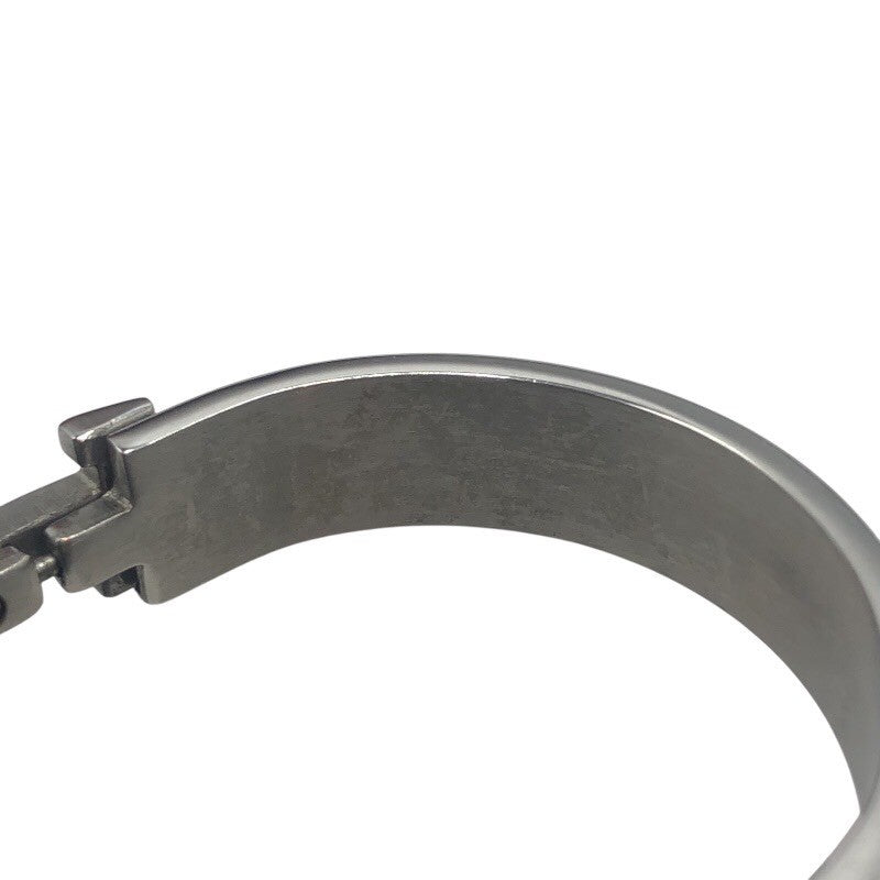 エルメス HERMES クリッククラックPM ブラック/SV エナメル・メタル アクセサリー