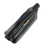 エルメス HERMES ケリー40 〇Ｓ刻印 ブラック×ゴールド金具 アルデンヌ レディース ハンドバッグ