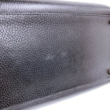 エルメス HERMES ケリー40 〇Ｓ刻印 ブラック×ゴールド金具 アルデンヌ レディース ハンドバッグ