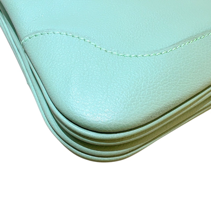 エルメス HERMES トリムデュオ24 Z刻印 ヴェールクリケット/ゴールド金具 エヴァーカラー レディース ショルダーバッグ