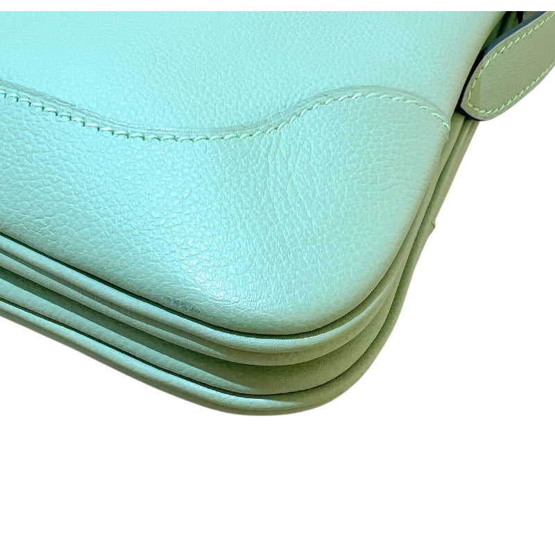 エルメス HERMES トリムデュオ24 Z刻印 ヴェールクリケット/ゴールド金具 エヴァーカラー レディース ショルダーバッグ