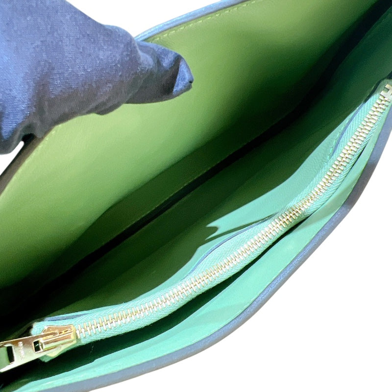 エルメス HERMES トリムデュオ24 Z刻印 ヴェールクリケット/ゴールド金具 エヴァーカラー レディース ショルダーバッグ