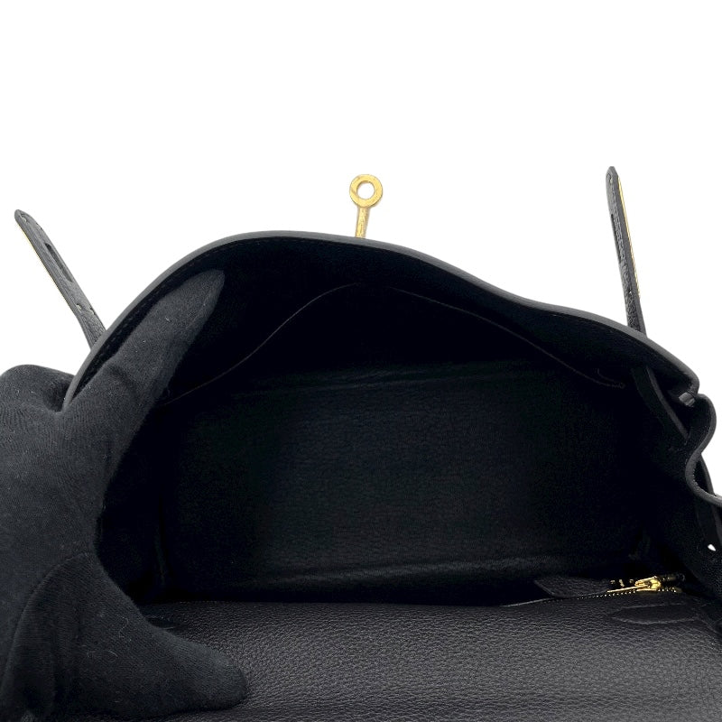 エルメス HERMES ケリー28 W刻 ブラック GD金具 トゴ レディース ショルダーバッグ