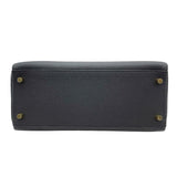 エルメス HERMES ケリー28 W刻 ブラック GD金具 トゴ レディース ショルダーバッグ