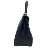 エルメス HERMES ケリー28 W刻 ブラック GD金具 トゴ レディース ショルダーバッグ