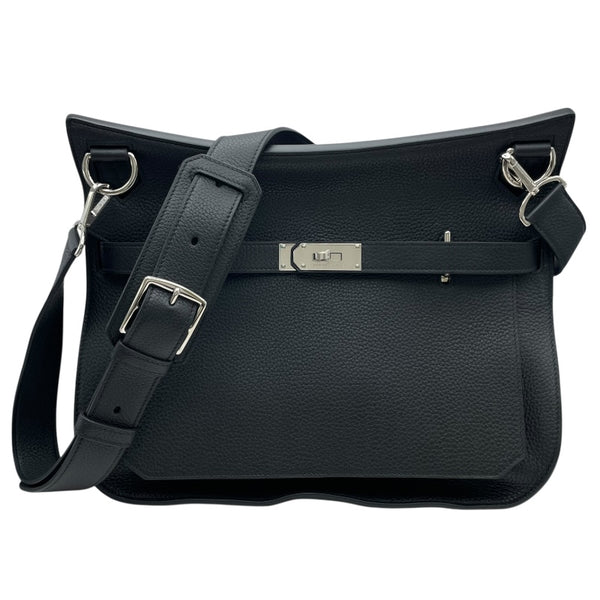 エルメス HERMES ジプシエール34 □N刻印 ブラック/SV金具 トリヨンクレマンス レディース ショルダーバッグ