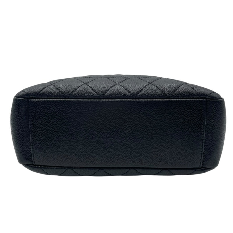 シャネル CHANEL PSTチェーントートバッグ A50994 14番台 ブラック GD金具 キャビアスキン レディース トートバッグ