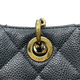 シャネル CHANEL PSTチェーントートバッグ A50994 14番台 ブラック GD金具 キャビアスキン レディース トートバッグ