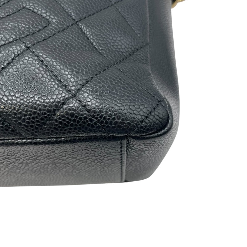 シャネル CHANEL PSTチェーントートバッグ A50994 14番台 ブラック GD金具 キャビアスキン レディース トートバッグ