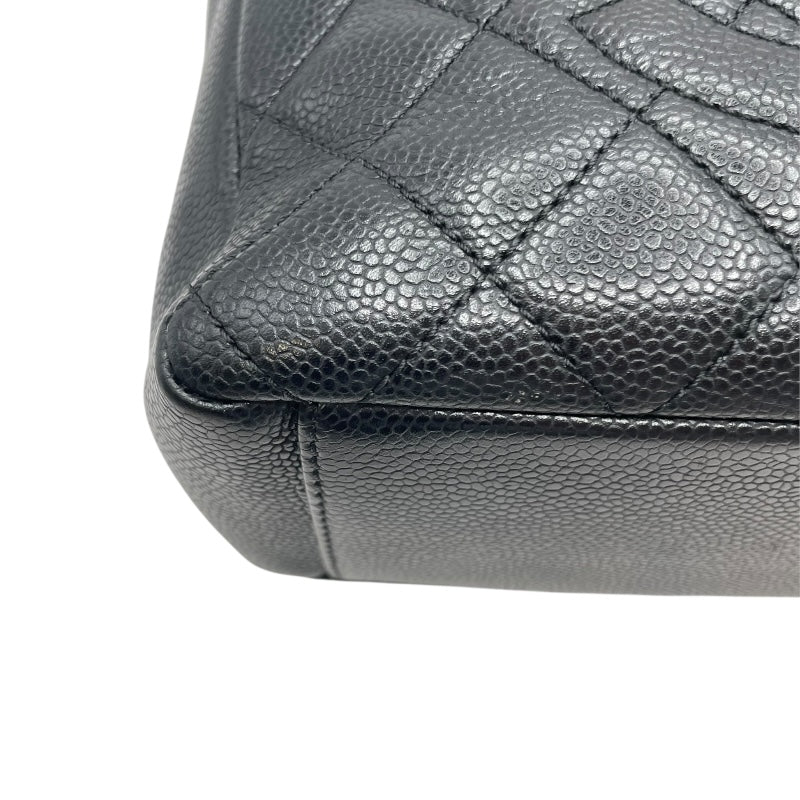 シャネル CHANEL PSTチェーントートバッグ A50994 14番台 ブラック GD金具 キャビアスキン レディース トートバッグ