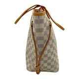 ルイ・ヴィトン LOUIS VUITTON ネヴァーフルMM N41605 ホワイト ダミエ・アズール キャンバス レディース トートバッグ