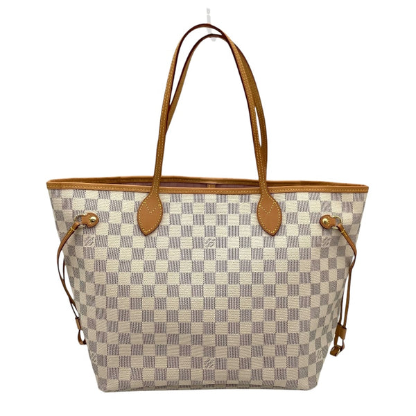 ルイ・ヴィトン LOUIS VUITTON ネヴァーフルMM N41605 ホワイト ダミエ・アズール キャンバス レディース トートバッグ
