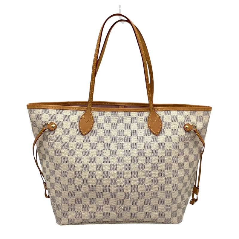 ルイ・ヴィトン LOUIS VUITTON ネヴァーフルMM N41605 ホワイト ダミエ・アズール キャンバス レディース トートバッグ