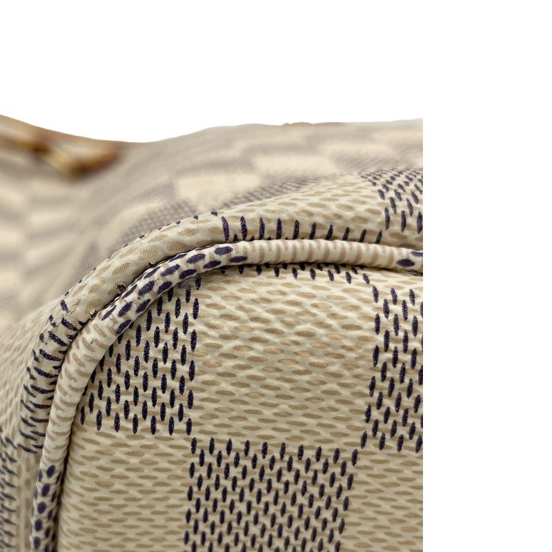 ルイ・ヴィトン LOUIS VUITTON ネヴァーフルMM N41605 ホワイト ダミエ・アズール キャンバス レディース トートバッグ