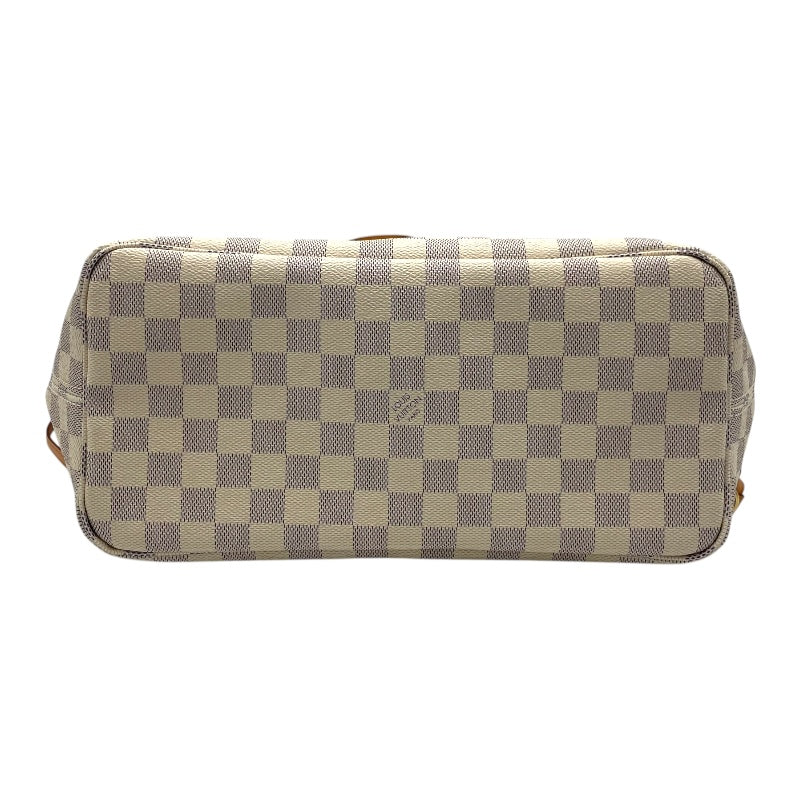 ルイ・ヴィトン LOUIS VUITTON ネヴァーフルMM N41605 ホワイト ダミエ・アズール キャンバス レディース トートバッグ