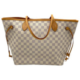 ルイ・ヴィトン LOUIS VUITTON ネヴァーフルMM N41605 ホワイト ダミエ・アズール キャンバス レディース トートバッグ