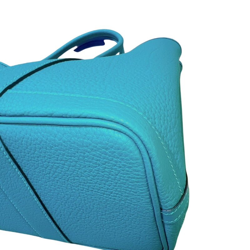 エルメス HERMES ガーデンパーティーTPM D刻印 （2019年製） マラカイト シルバー金具 ネゴンダ レディース ハンドバッグ