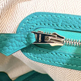 エルメス HERMES ガーデンパーティーTPM D刻印 （2019年製） マラカイト シルバー金具 ネゴンダ レディース ハンドバッグ
