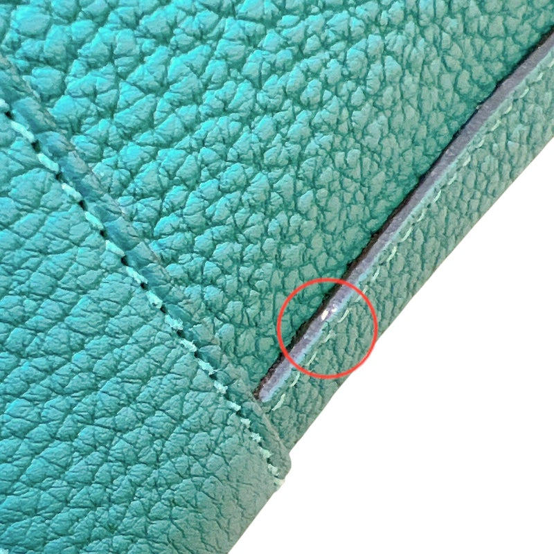 エルメス HERMES ガーデンパーティーTPM D刻印 （2019年製） マラカイト シルバー金具 ネゴンダ レディース ハンドバッグ