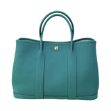 エルメス HERMES ガーデンパーティーTPM D刻印 （2019年製） マラカイト シルバー金具 ネゴンダ レディース ハンドバッグ