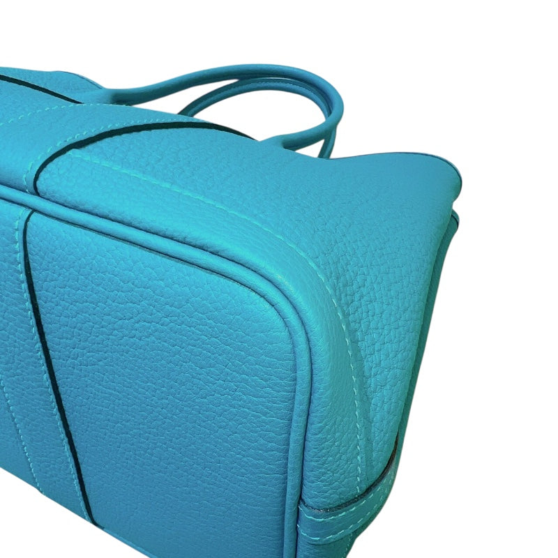 エルメス HERMES ガーデンパーティーTPM D刻印 （2019年製） マラカイト シルバー金具 ネゴンダ レディース ハンドバッグ