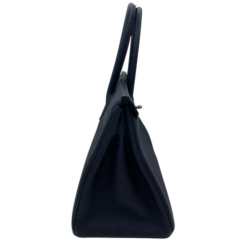 エルメス HERMES バーキン30 Y刻 ブルーニュイ SV金具 トゴ レディース ハンドバッグ