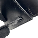 エルメス HERMES ミニケリー20 〇X刻 ブラック GD金具 ボックスカーフ レディース ショルダーバッグ