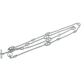 エルメス HERMES シェーヌダンクルファランドール ロングネックレス シルバー Ag925 ジュエリー