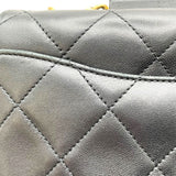 シャネル CHANEL マトラッセトップハンドルミニ AS1357 28番台 ブラック GD金具 ラム レディース ハンドバッグ